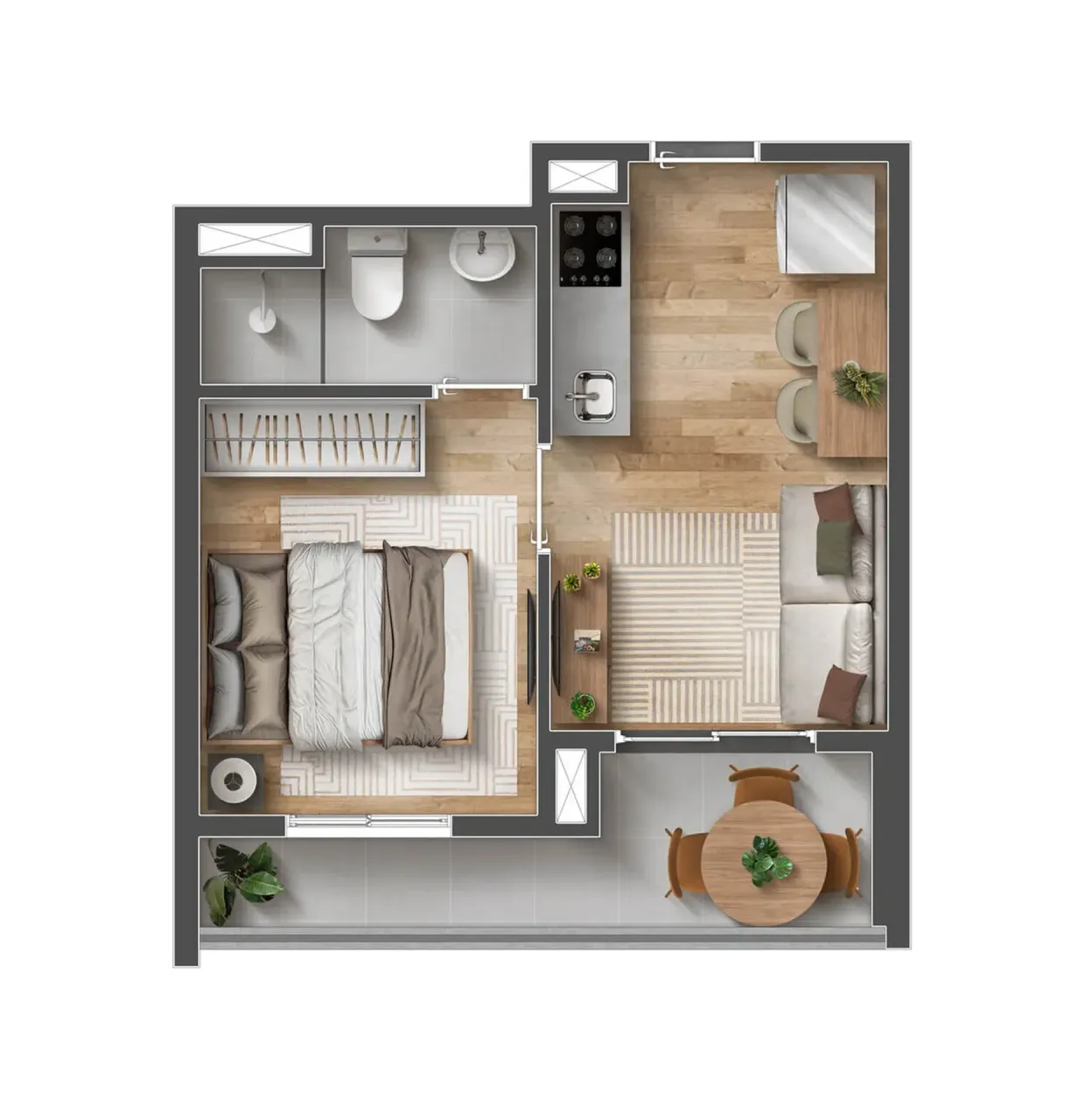 PLANTA 27m²