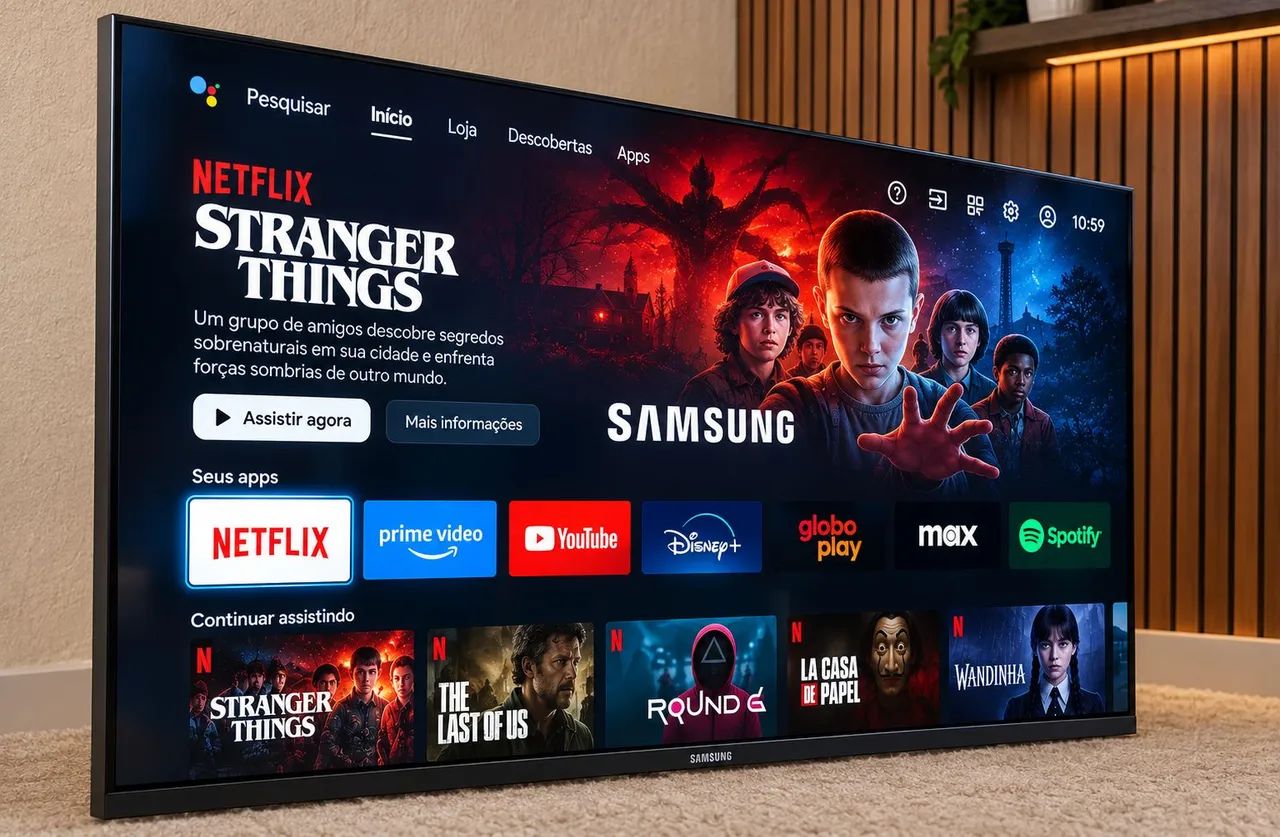 Smart TV Samsung 43? Impecável - 100% Funcionando | Pronta para Uso - Foto 2
