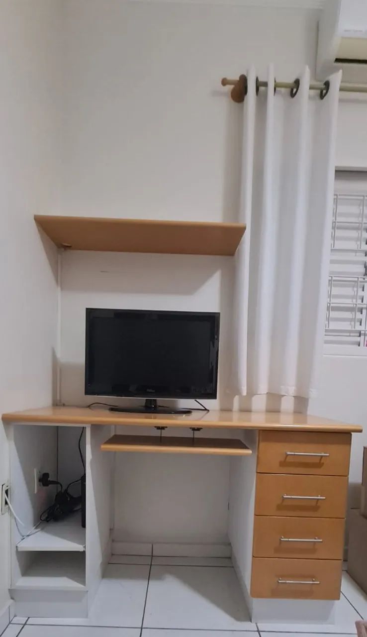 MESA 100% MDF com 4 gavetas