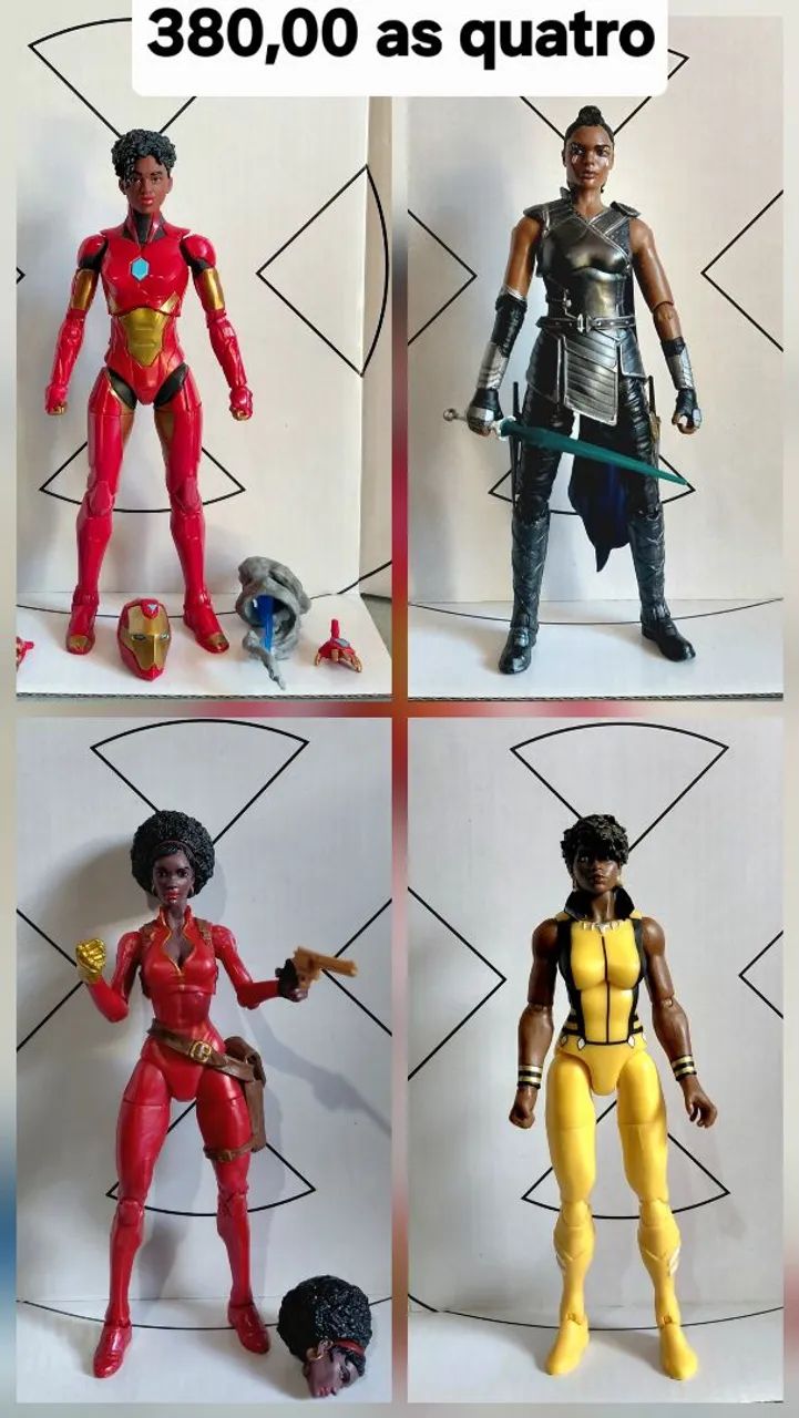 Lote 4 Figures Femininas Originais