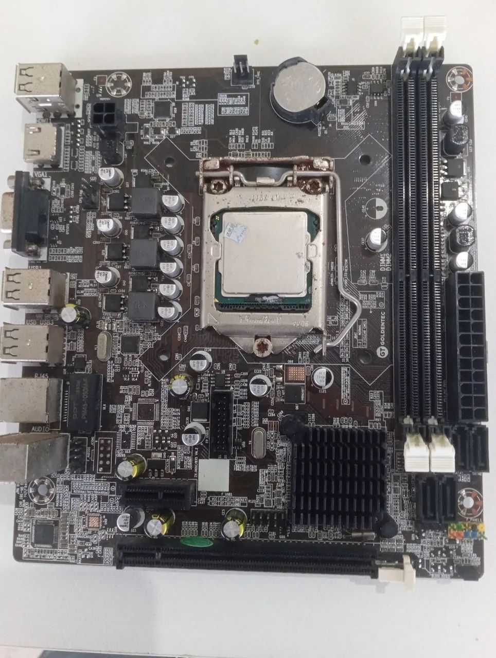 placa-mãe Micro-ATX com socket LGA 1155   chipset Intel H61 ou B75 - Foto 2