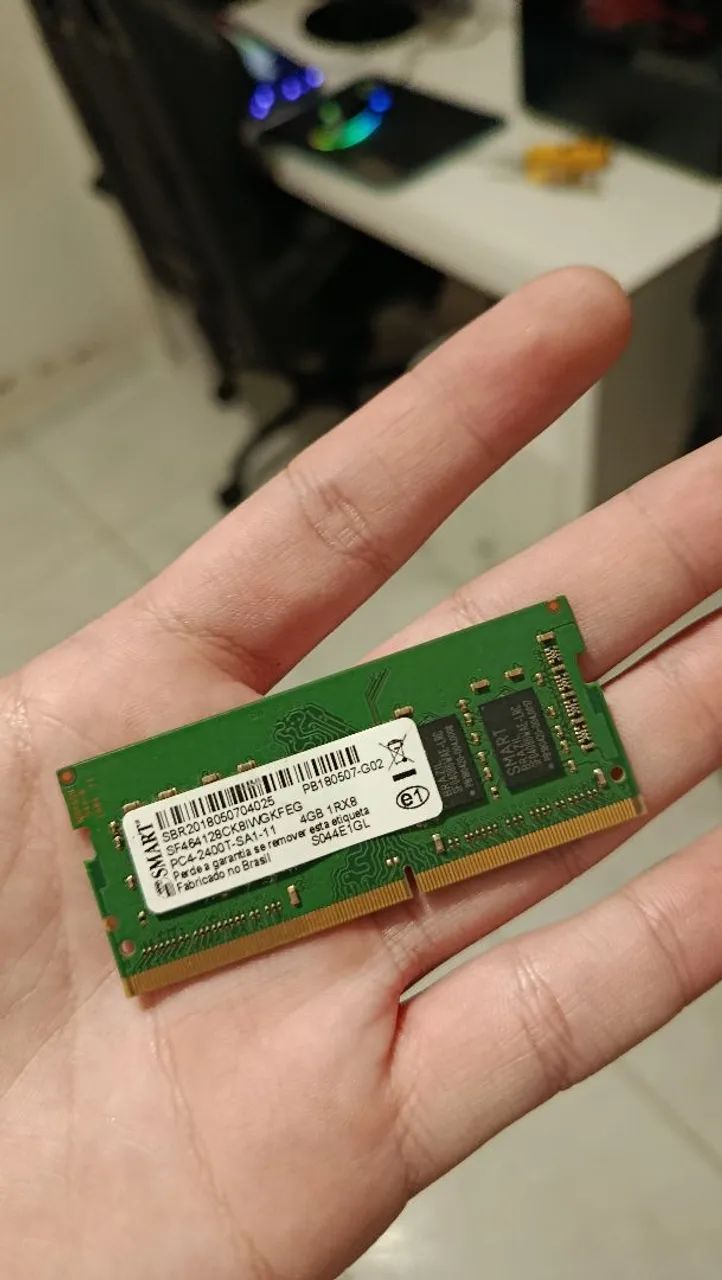 Memória RAM 4gb DDR4 Notebook
