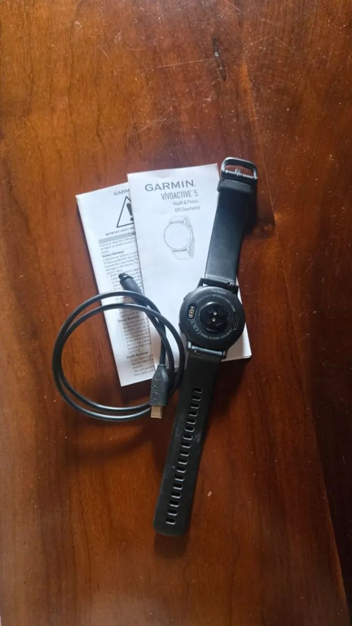 Garmin Vivo Active 5 com música e em excelente estado  - Foto 3