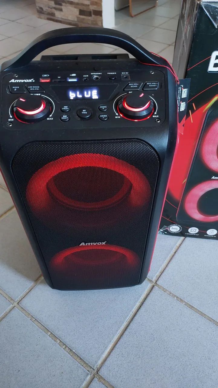 Caixa de som bluetooth e entrada auxiliar  - Foto 2
