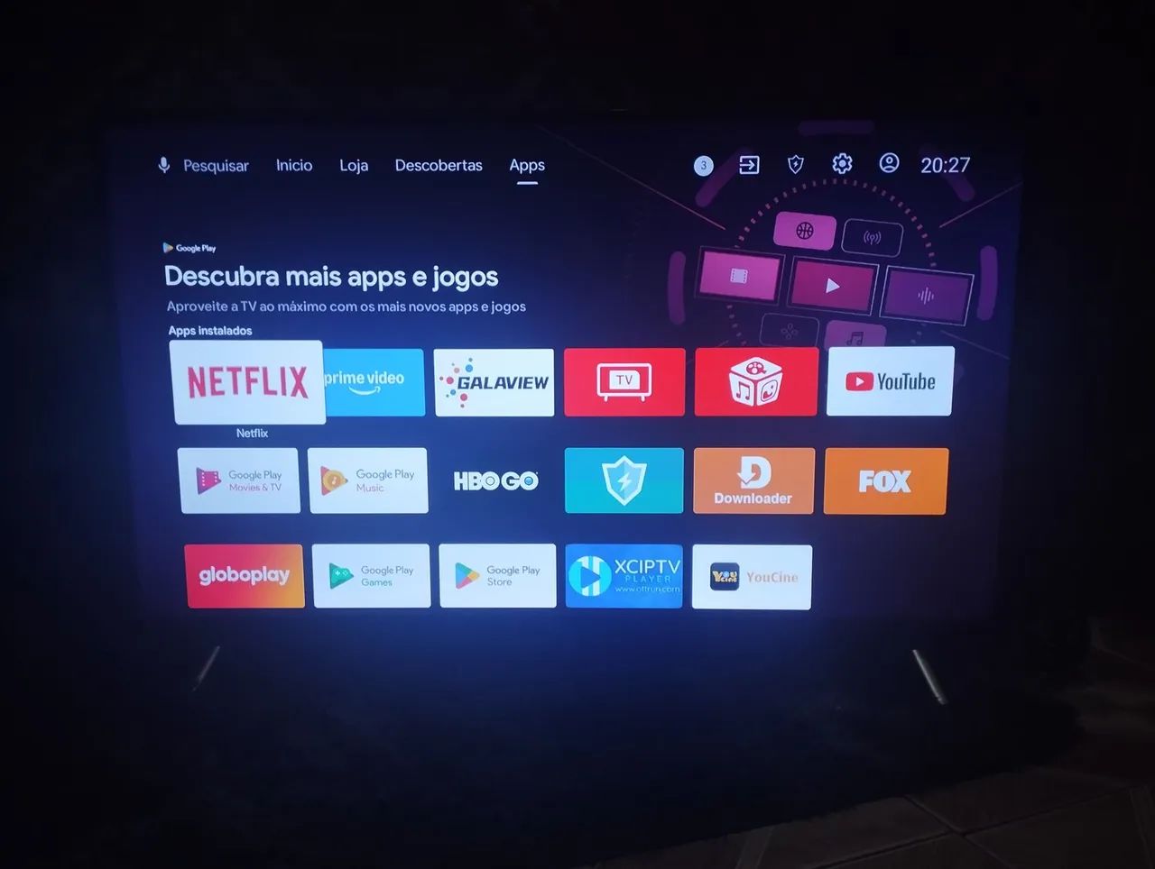 Tv Semp TCL Android de 43 polegadas semi nova completa com bluetooth  - Foto 2