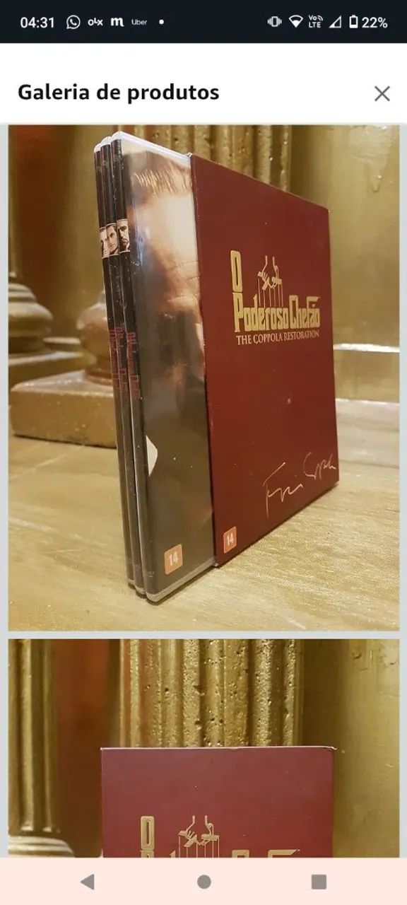Dvd Poderoso Chefão (Trilogia) - Foto 4
