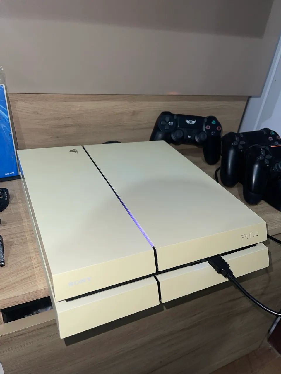 ? PS4 Fat Glacier White 500GB ? - Foto 2