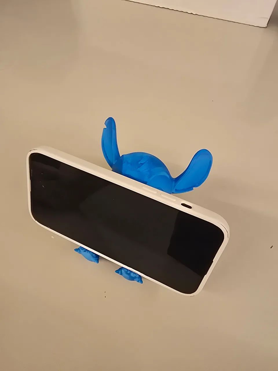 Suporte Celular Stitch Azul Vertical Horizontal - Foto 4