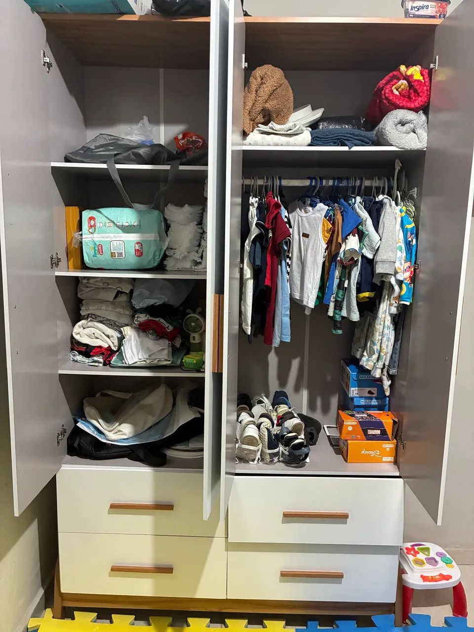 Berço e Guarda Roupa Gutti Retrô Baby  - Foto 5