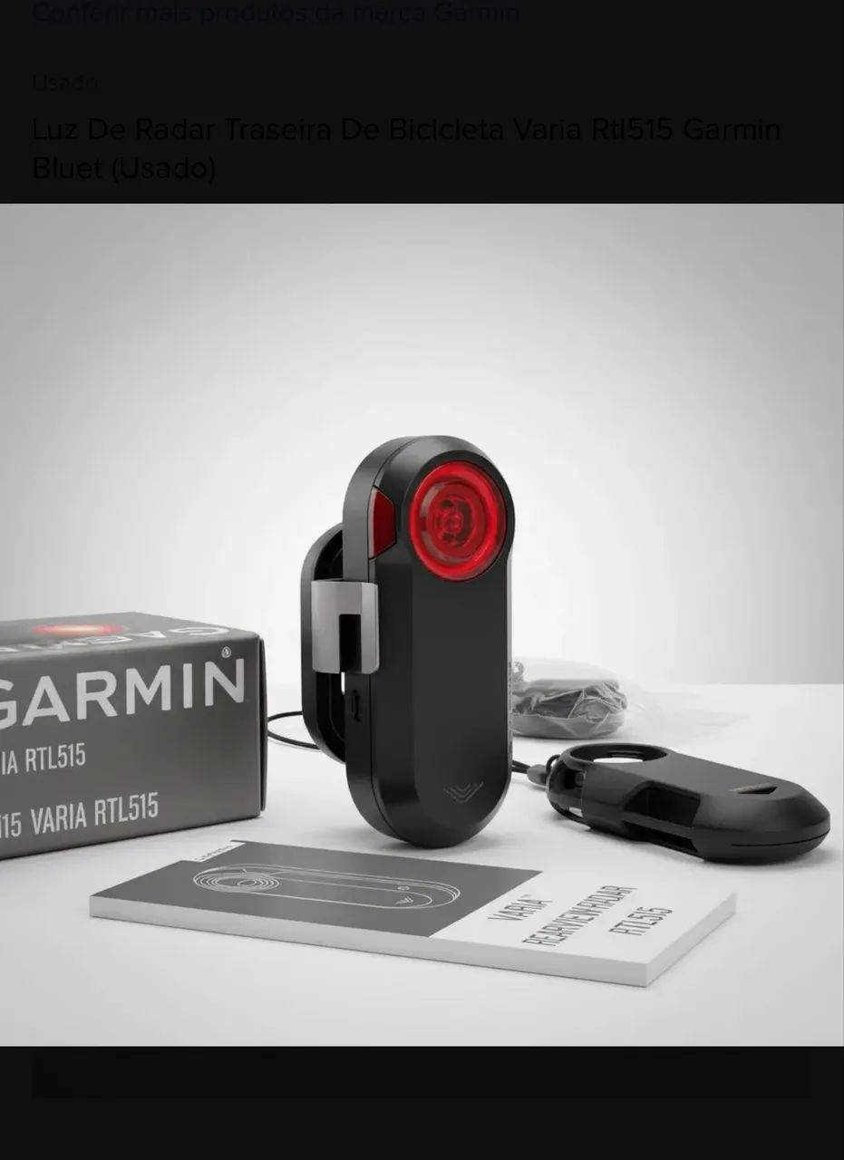Garmin Varia 515 - Esportes Sobre Rodas - Lauritzen, Campina