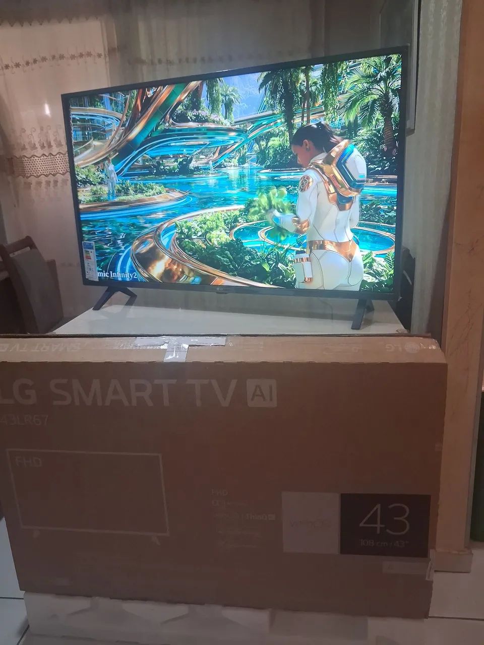 Smart LG 43P com Bluetooth, inteligência artificial com áudio de cinema  - Foto 2