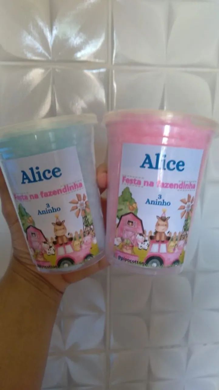 Algodão Doce personalizado no copo  - Foto 2