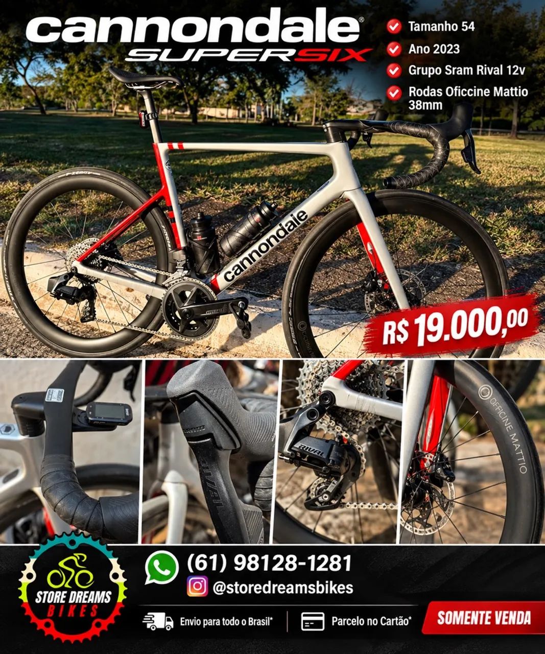 Cannondale supersix TAM 54 - Ciclismo - Norte (Águas Claras