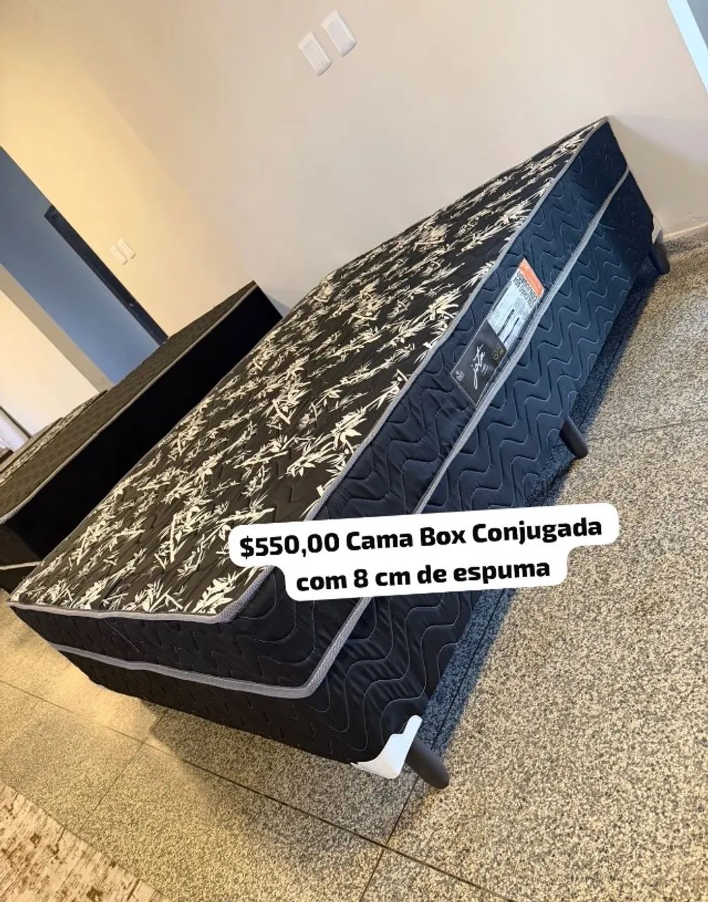 Cama J8 Box Casal Macia Nova (Promoção)