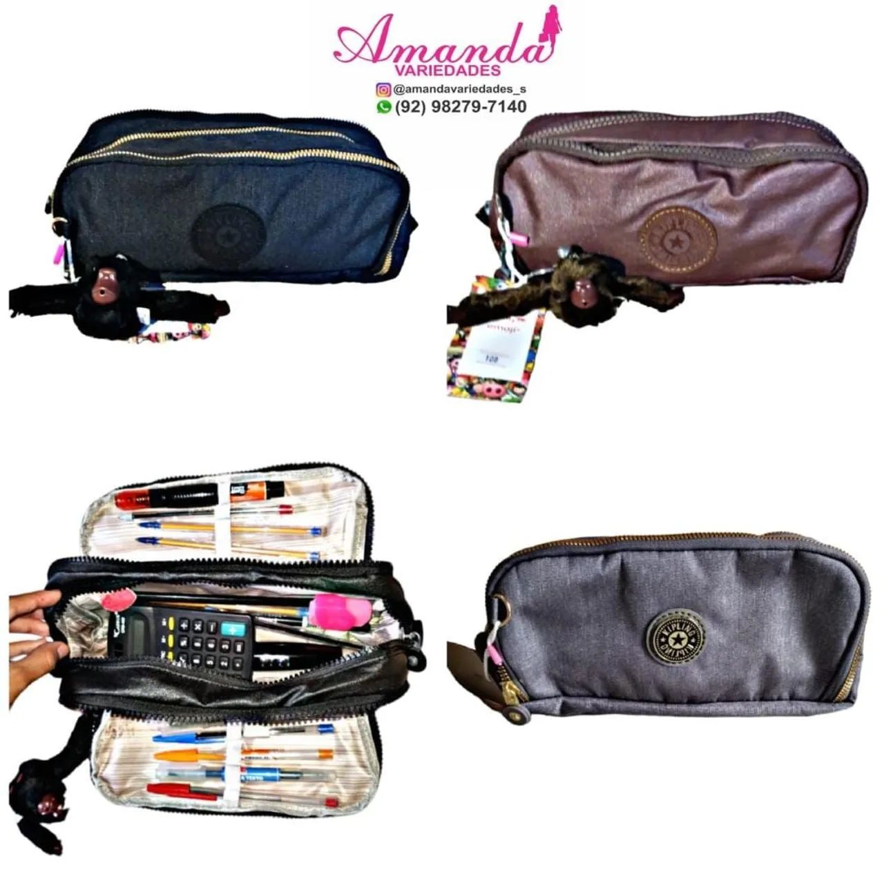 Estojo da Kipling  - Foto 5