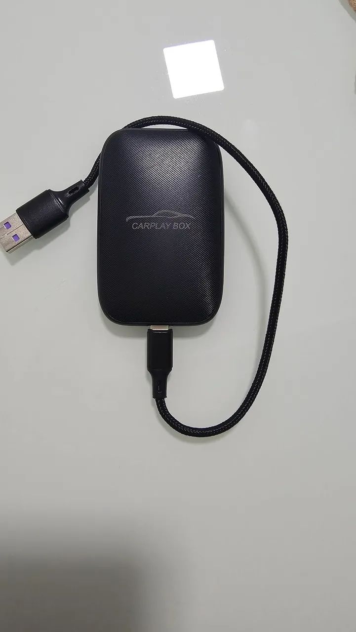 Adaptador apple carplay android auto sem fio - Foto 2