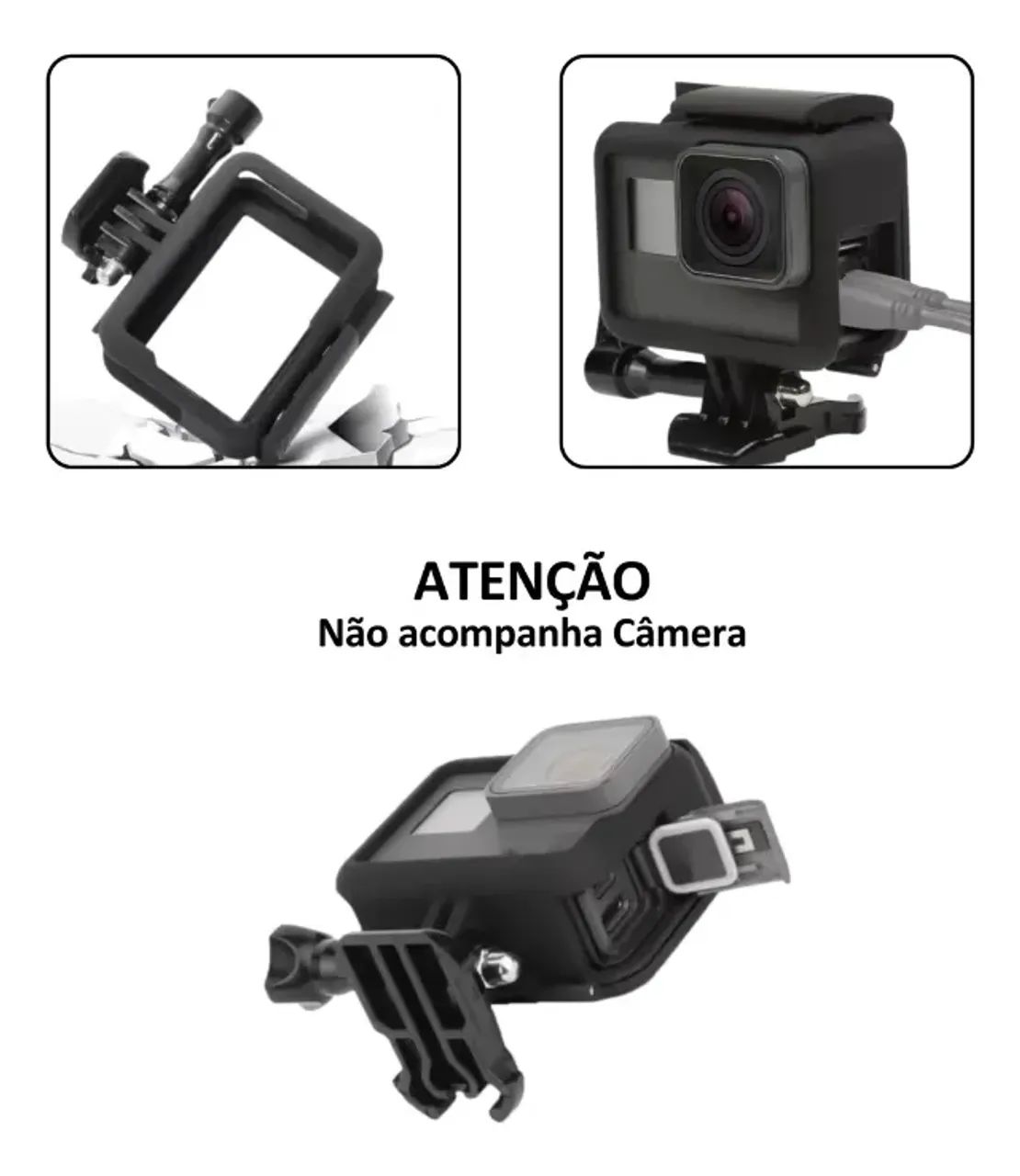 Case Armação Moldura Frame anti impacto Para Gopro Hero 5-6-7  - Foto 6