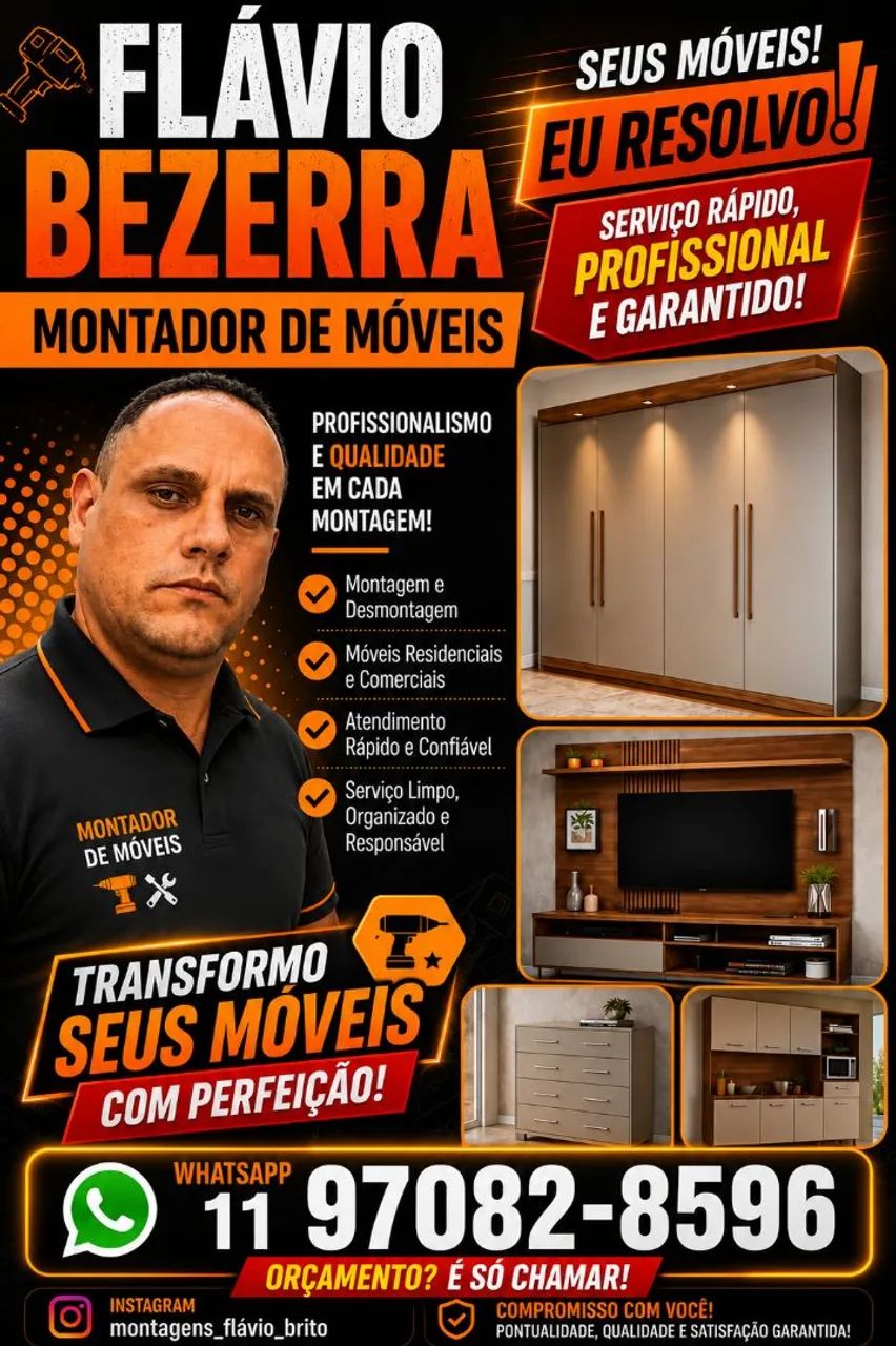 Montador de móveis profissional