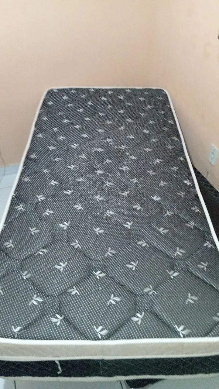 Cama solteiro box 