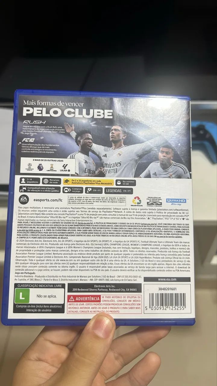 FIFA 25 versão de PS5