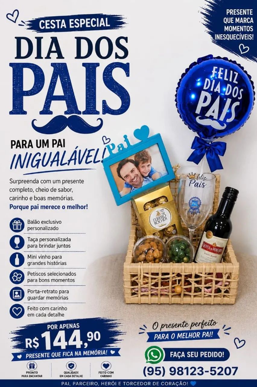 Cestas para presentear o Paizão - Foto 2