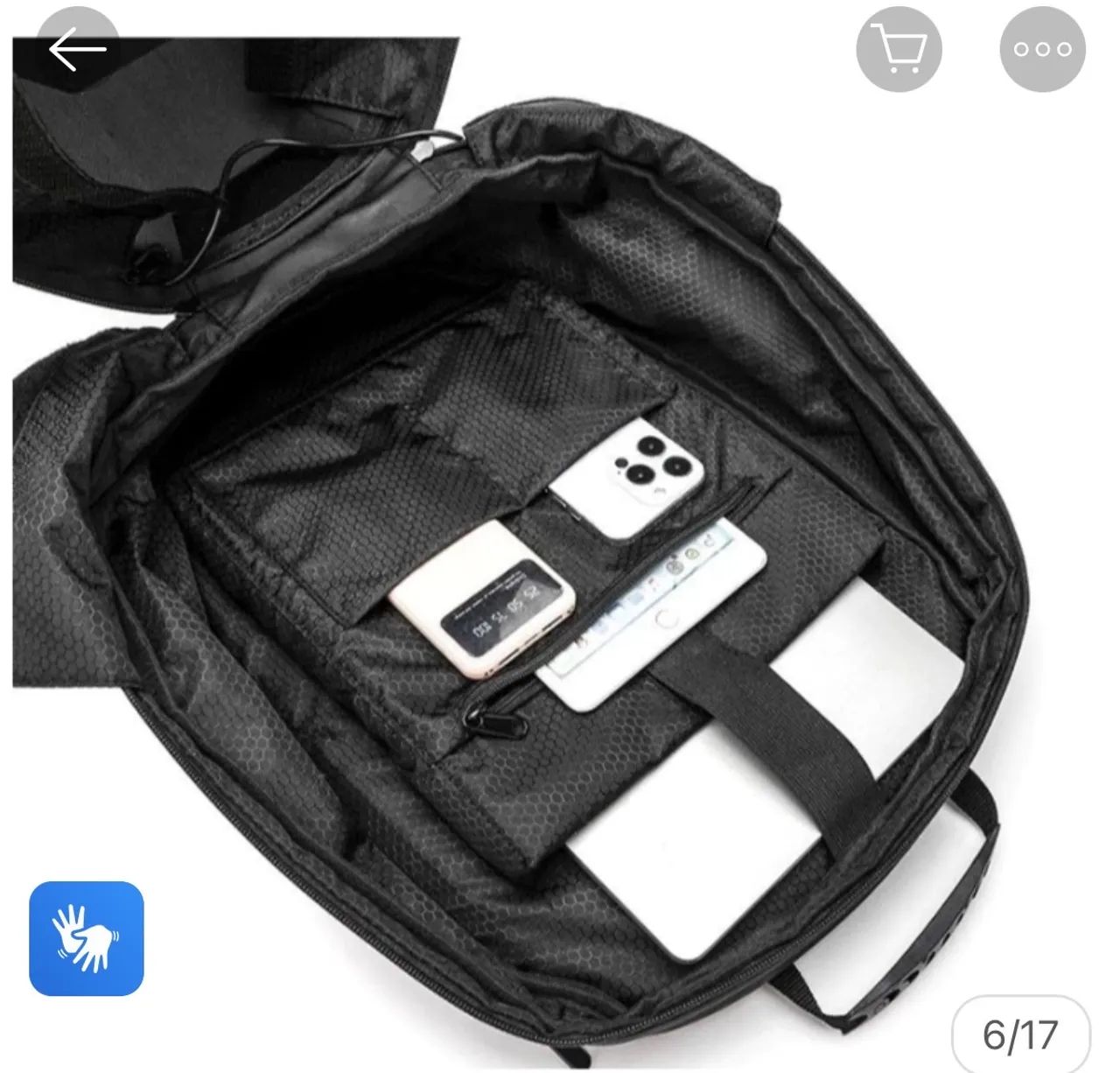 Mochila com led para moto  - Foto 5