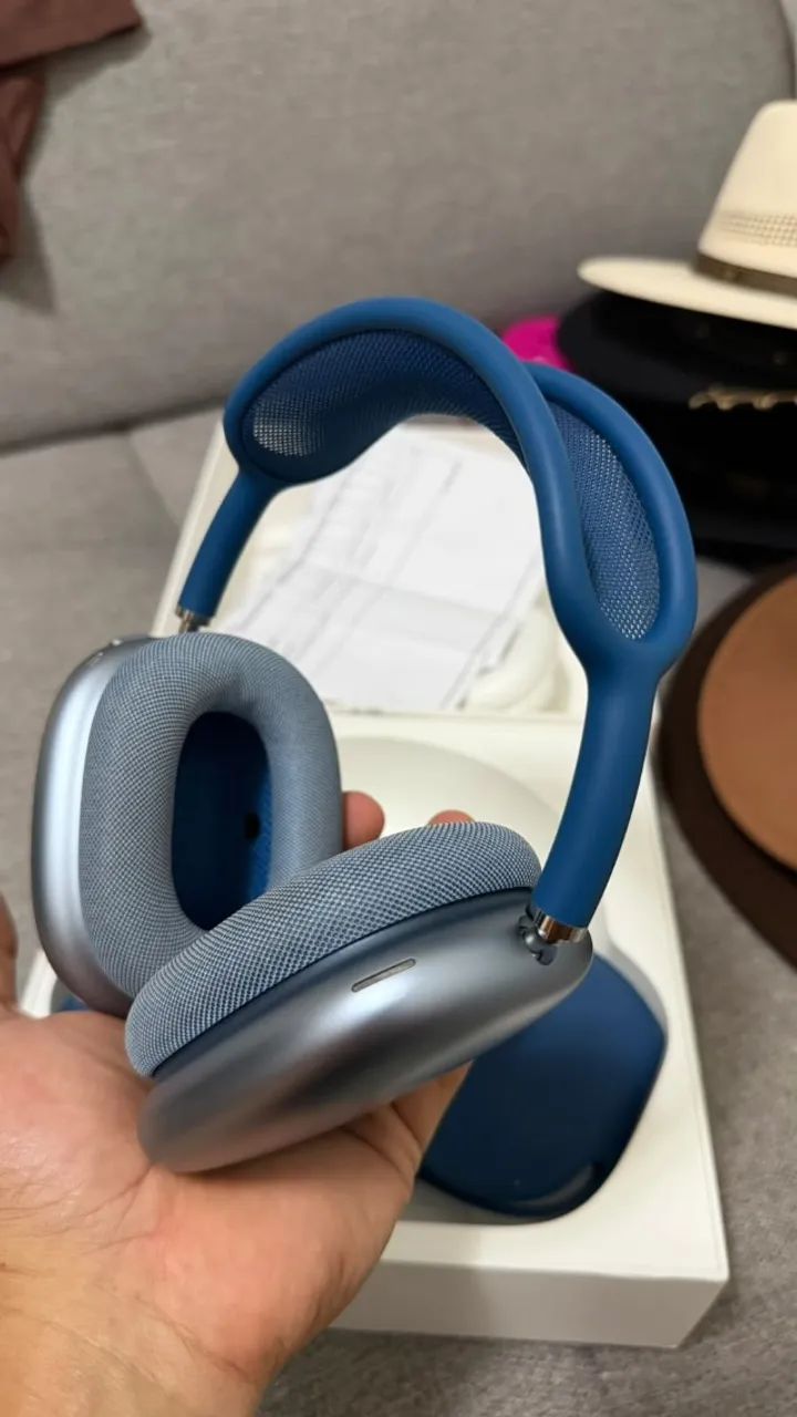 Airpods Max Apple Original Sky Blue A2096 - Fones de Ouvido
