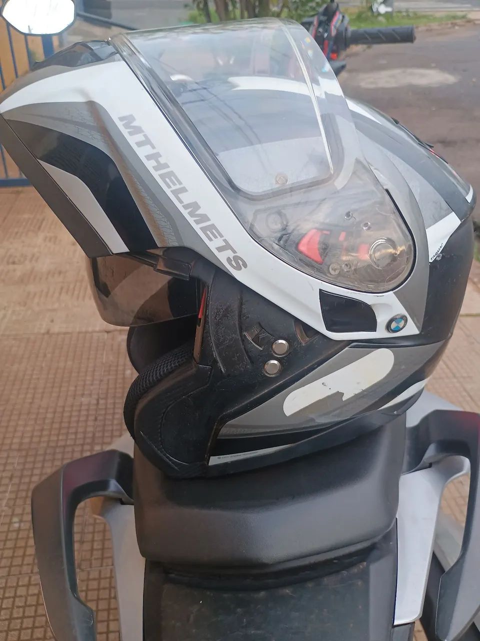 Capacete MT Atom articulado - Foto 3