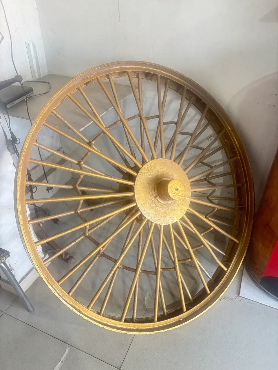 VENDE-SE RODA DE FERRO (CANHÃO) - Foto 2