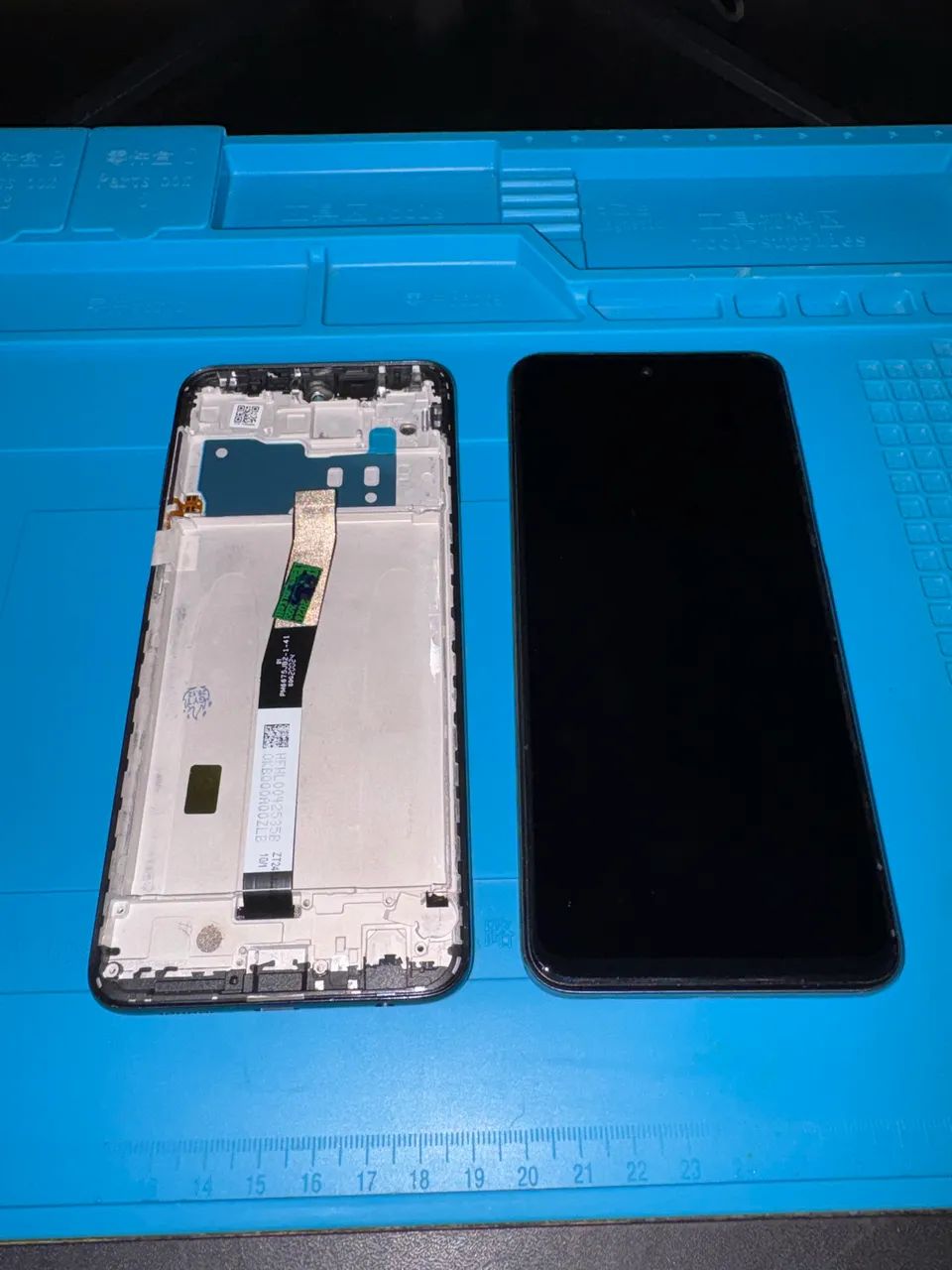 KIT Redmi Note 9S - Tela funcionando + aro azul - Foto 5