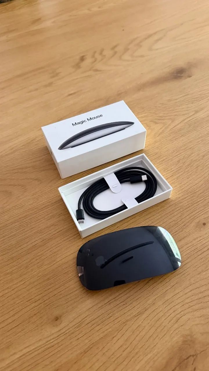 Mouse Apple preto  - Foto 3