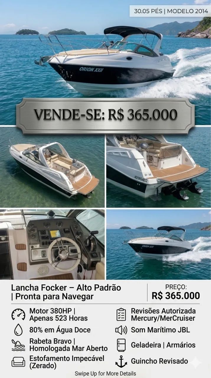 Lancha Focker 30.5 - Foto 2