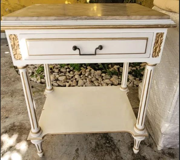 Cama Luiz XV com 2 criados mudos - Foto 3