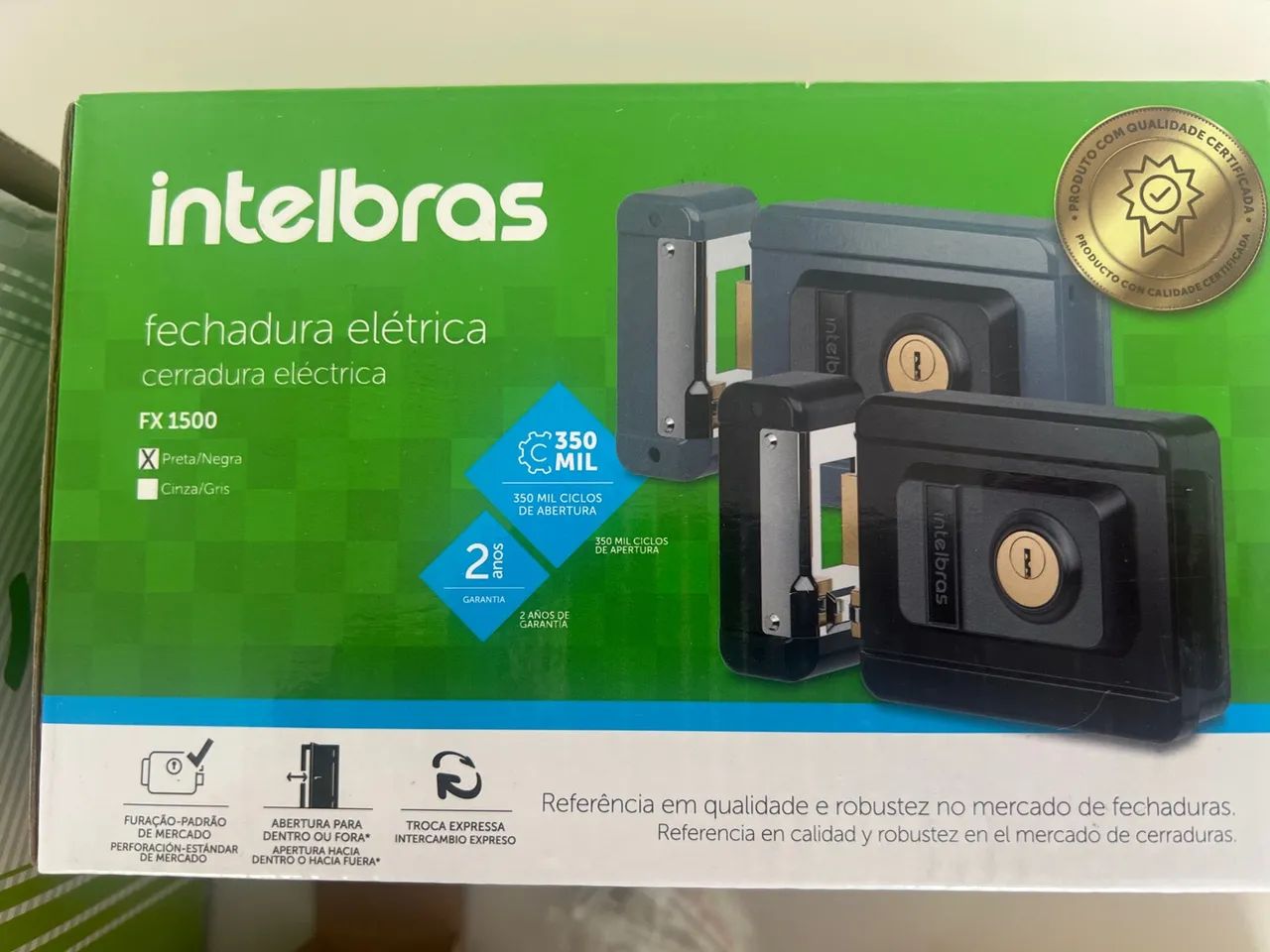 Kit completo para fechadura eletrônica Intelbras  - Foto 4