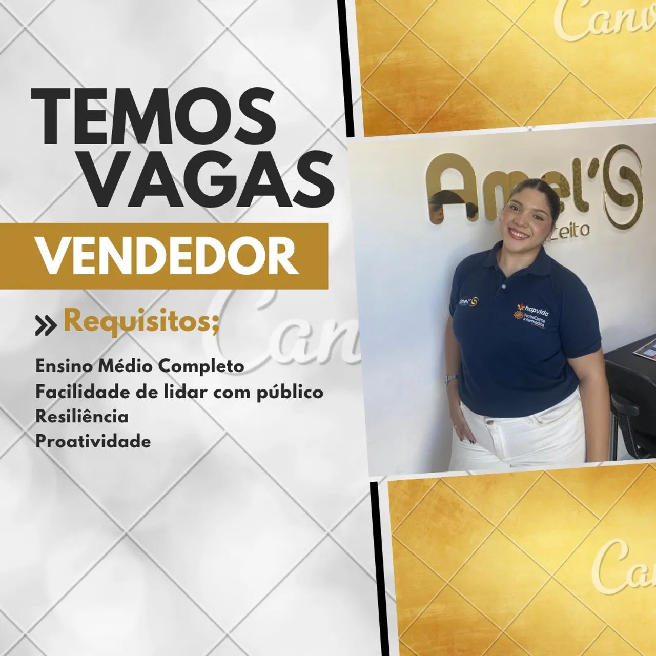 Vaga comercial 