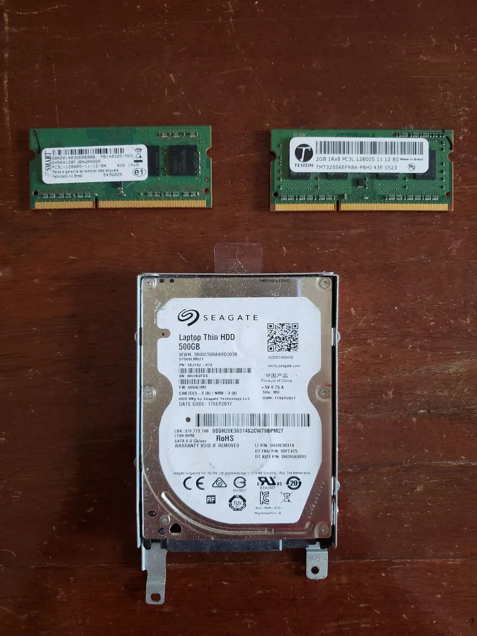 HD de 500 GB e dois pentes de memórias DDR3 de 2 GB E 4 GB para Laptop. - Foto 6