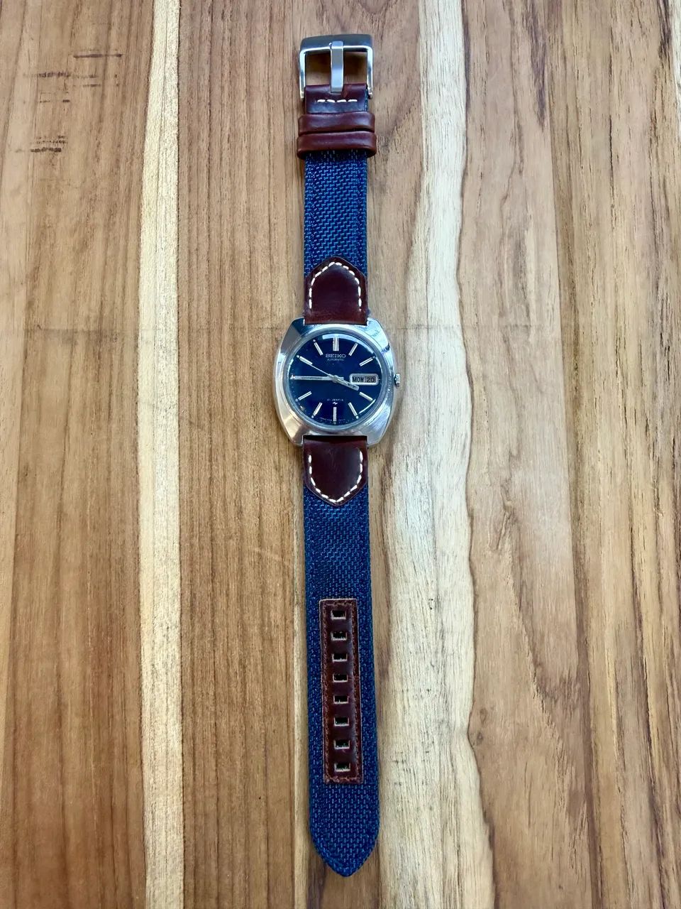 Relógio Seiko 5 Pillow Blue * - 1970 - Foto 4