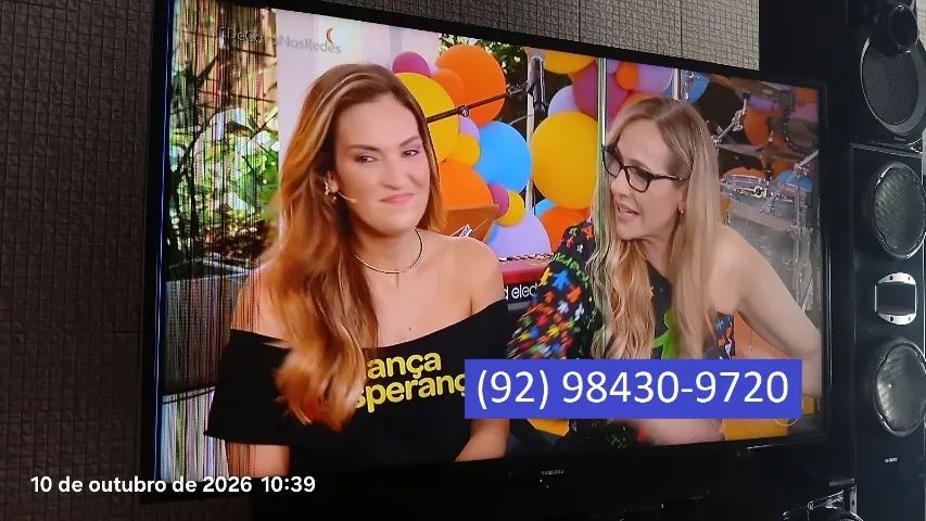 Tv Samsung 60 Polegadas com pequenas listas na tela, só R$ 250