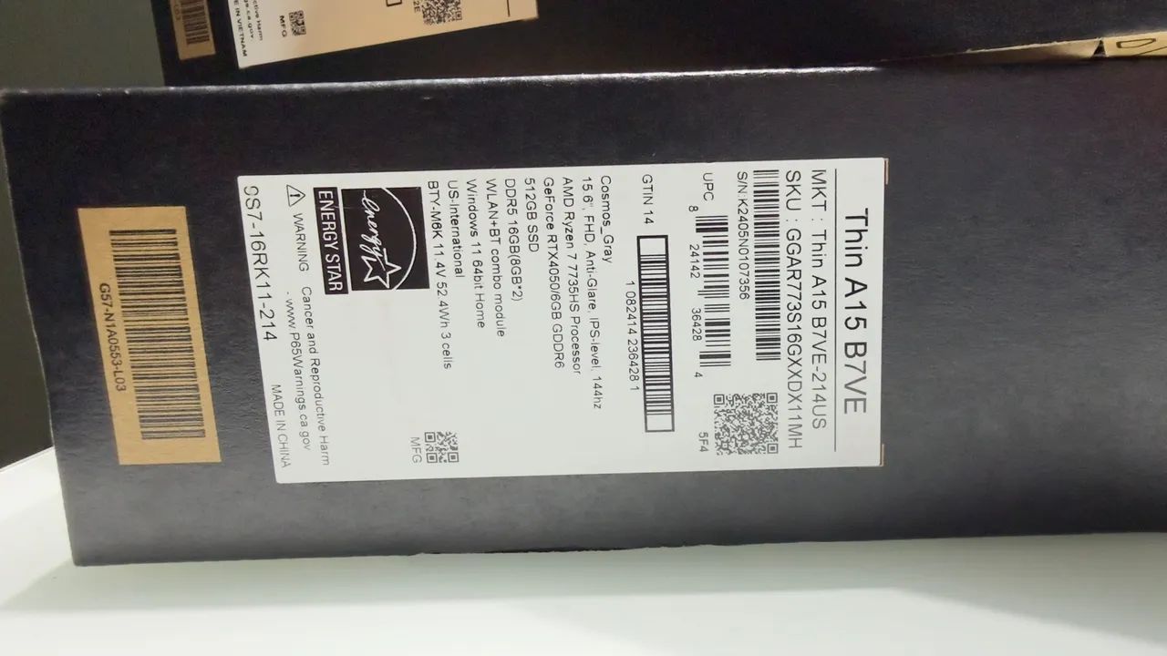 MSI A15 R7 e RTX4050 - Foto 5