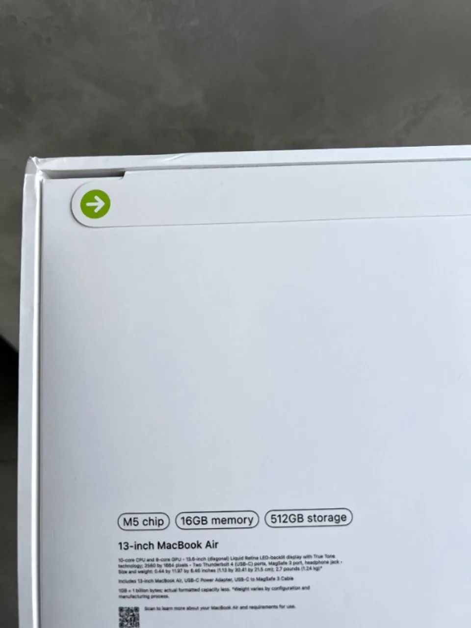 Macbook air M5 13" 16/512gb midnight lacrado  - Foto 4