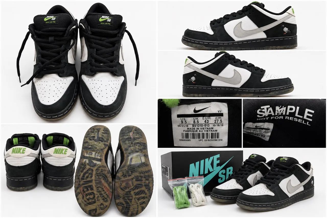 Nike SB Dunk Staple Panda Pigeon