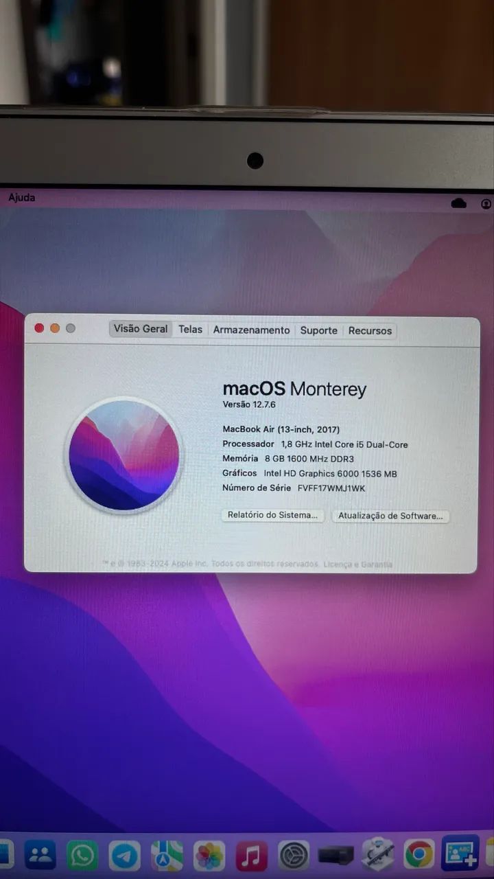 ? MACBOOK AIR 13? 2017 - EXCELENTE ESTADO + NOTA FISCAL - Foto 2