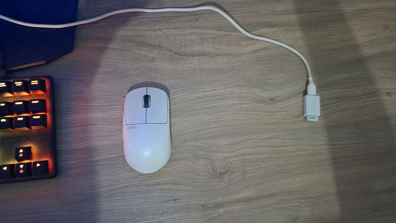 Mouse Pulsar X2h mini branco  - Foto 2