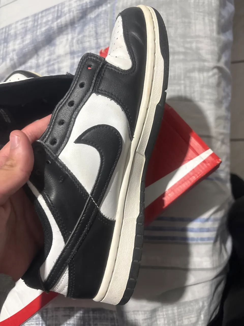 Nike dunk panda original usado  num 40 - Foto 4