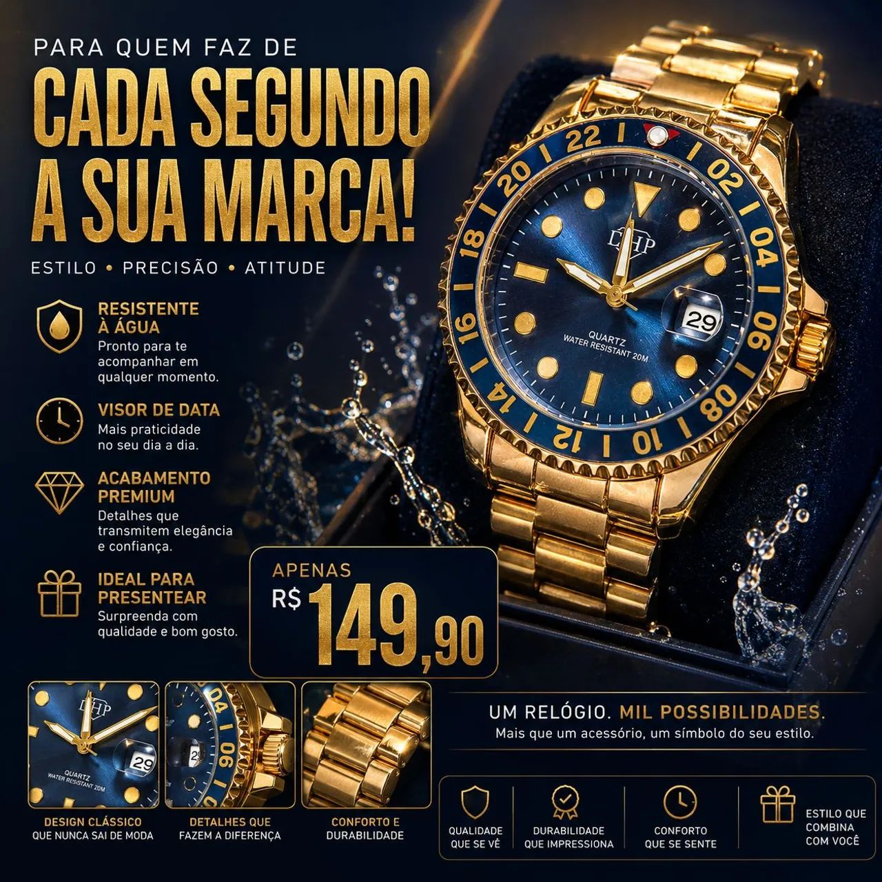 Relógios Masculinos vários modelos  - Foto 4