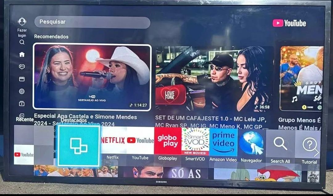 Tv Samsung 42 polegadas smart acompanha controle sem pezinhos  - Foto 3