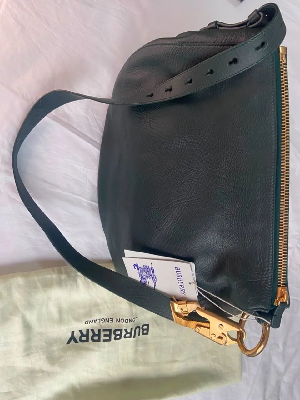 Burberry Grainy Calfskin Medium Knight