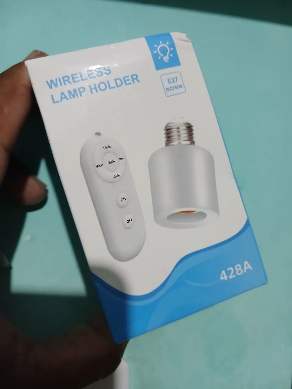Lâmpada no controle 