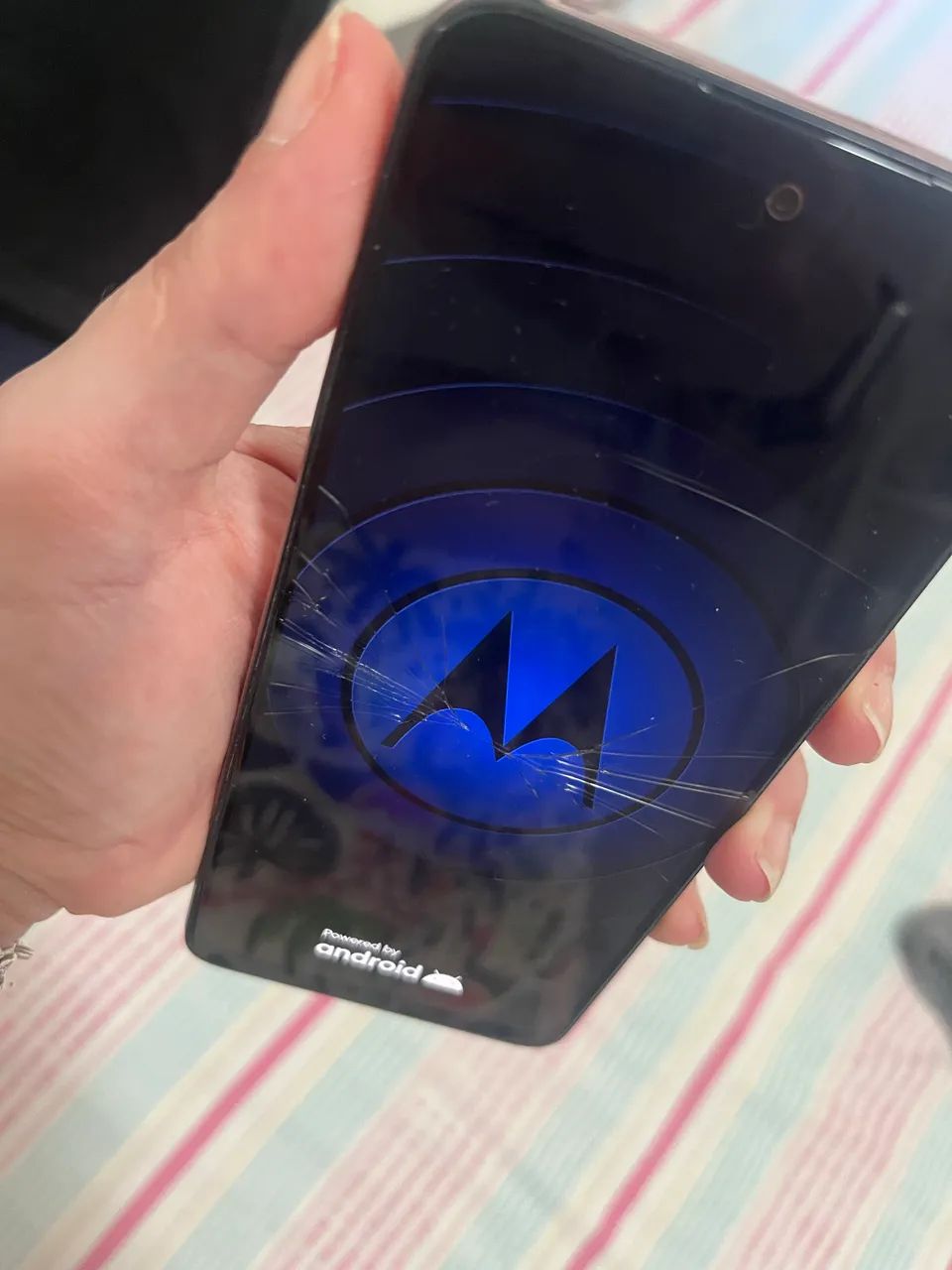 Motorola g42 tela trincada - Foto 2