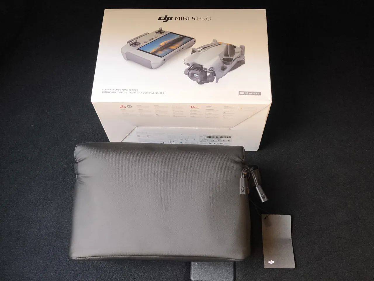 Dji mini 5 pro combo fly more Plus com controle de tela semi novo - Foto 2